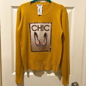 NWT Davida Lovestone Long Sleeve Lightweight Sweater Size M